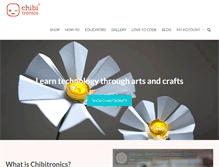 Tablet Screenshot of chibitronics.com